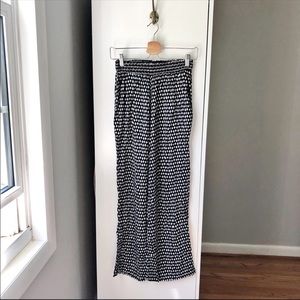 Matty M wide leg printed rayon pants 232A